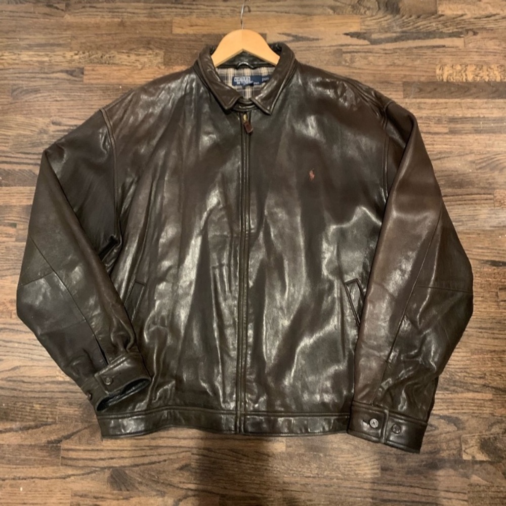 POLO Ralph Lauren 100% genuine leather jacket